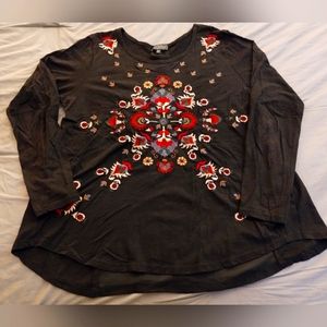 Lucky Brand High Low Long Sleeve Shirt